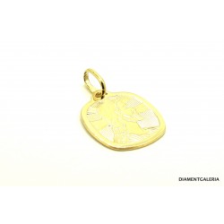  Medalik z żółtego złota