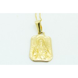  Medalik z żółtego złota